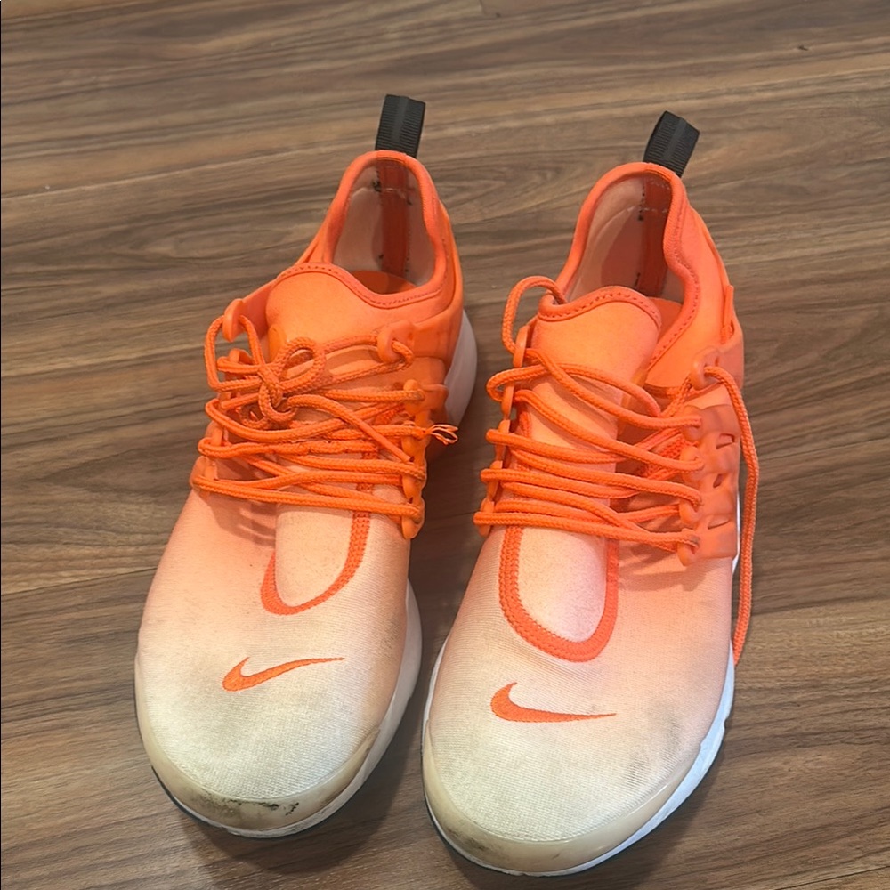 Nike Presto Orange Fade Slip-On Athletic Sneakers